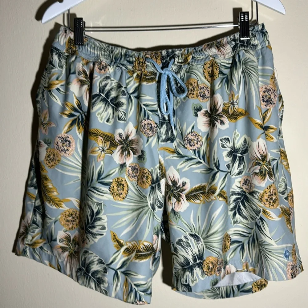 LUCKY BRAND Saturday stretch swim shorts